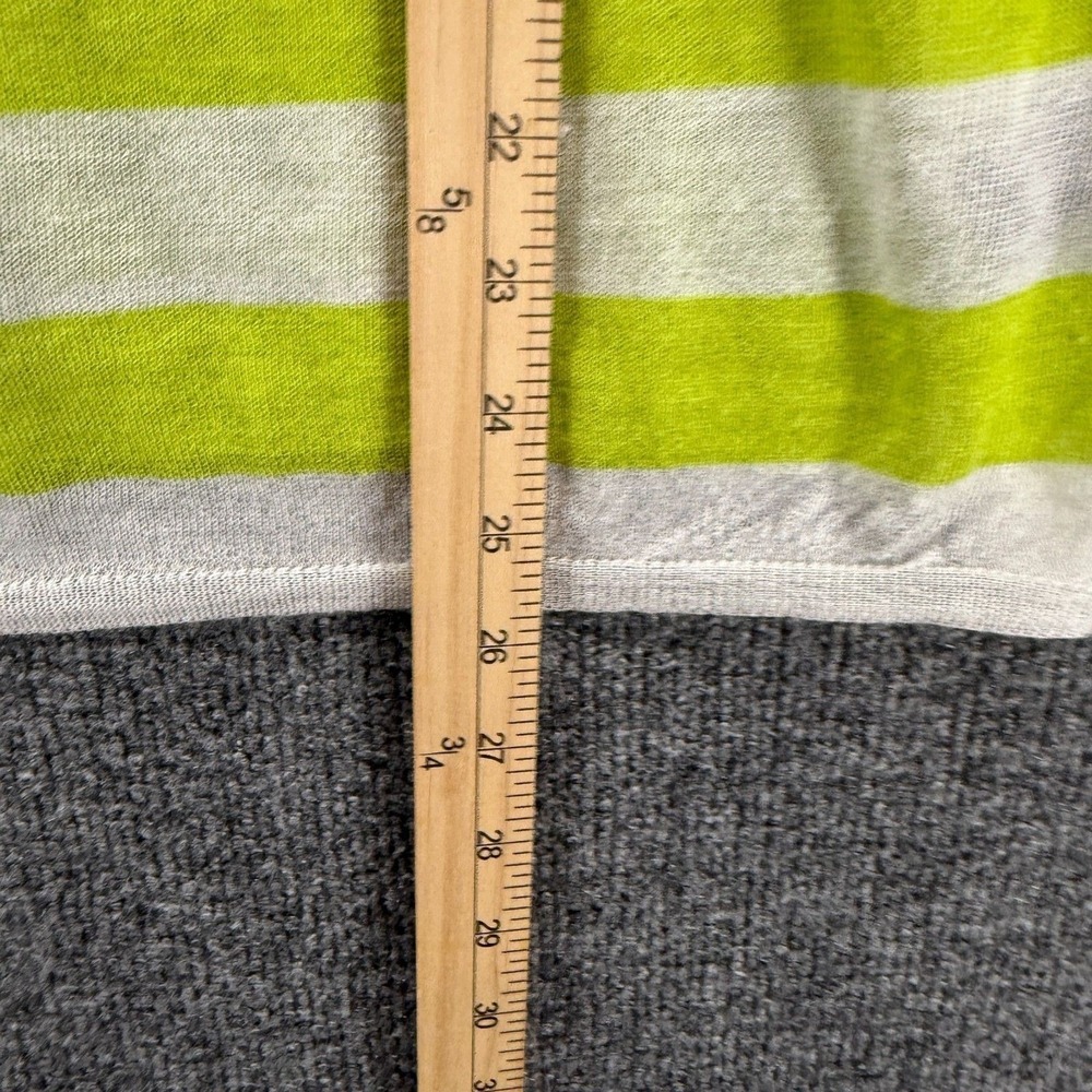 Parkhurst Sweater Womens L Yellow Striped Pullover Lightweight Preppy Casual - Picture 9 of 9